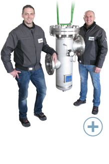 High-pressure filter systems